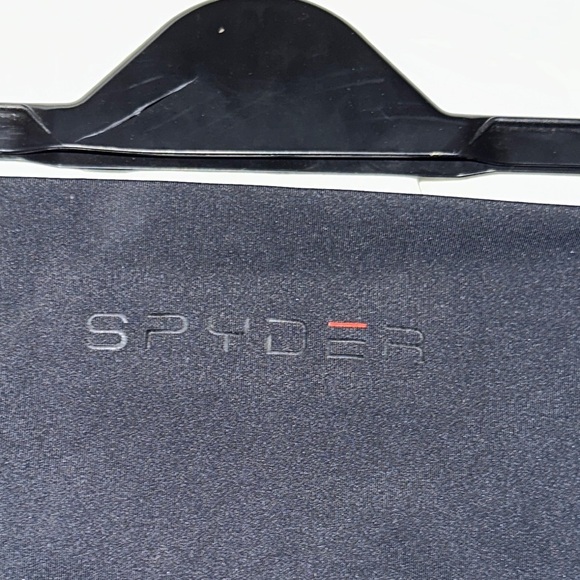 Spyder Active Black Leggings size large with Side Pockets - Picture 3 of 5